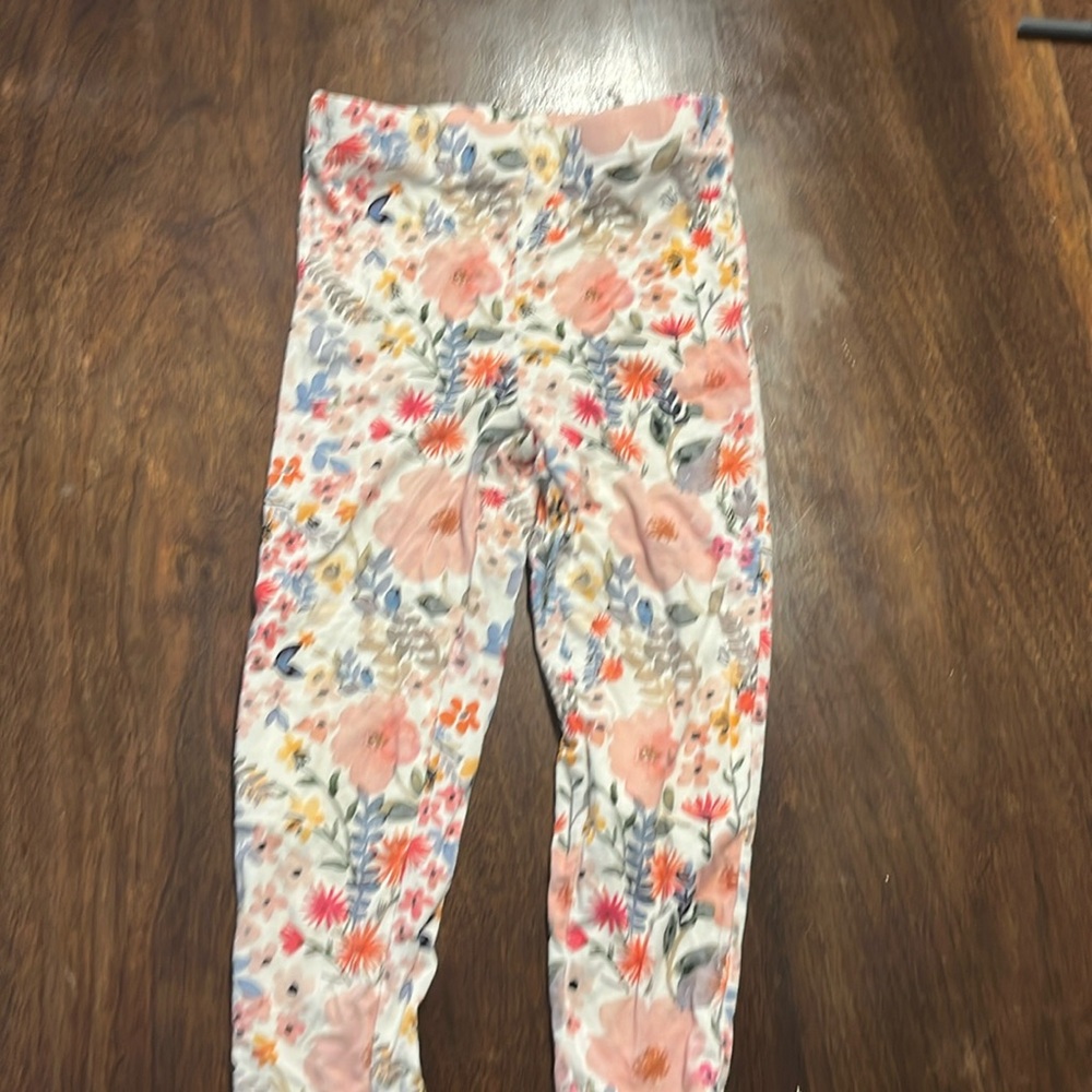 Little sleepies floral print 3T leggings